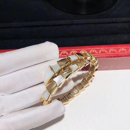 [ECHO ]SERPENTI BRACELET MOP GOLD