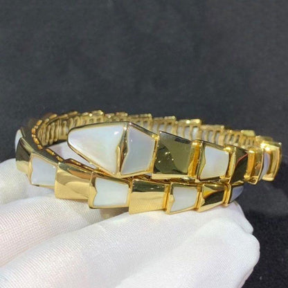 [ECHO ]SERPENTI BRACELET MOP GOLD
