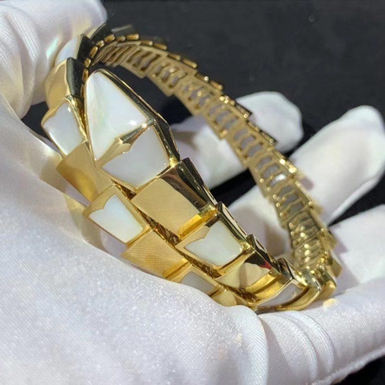 [ECHO ]SERPENTI BRACELET MOP GOLD