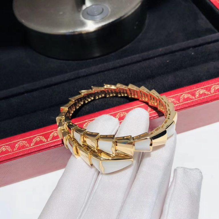 [ECHO ]SERPENTI BRACELET MOP GOLD