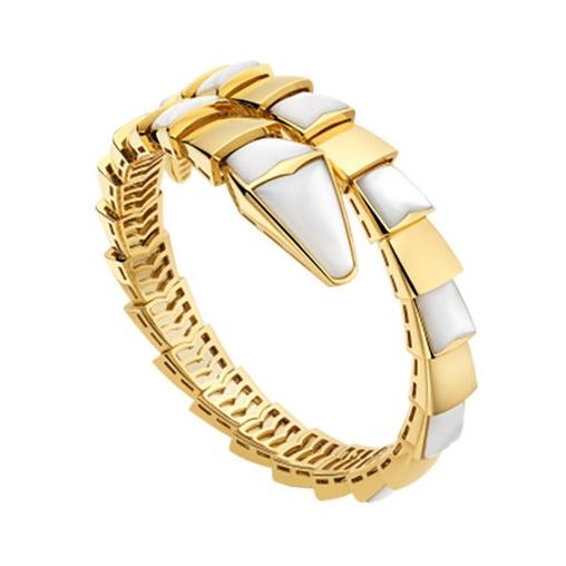 [ECHO ]SERPENTI BRACELET MOP GOLD
