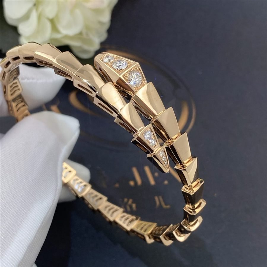 [ECHO ]SERPENTI BRACELET DIAMONDS PINK GOLD