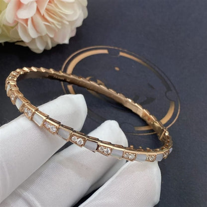 [ECHO ]SERPENTI BRACELET PINK GOLD MOP DIAMOND