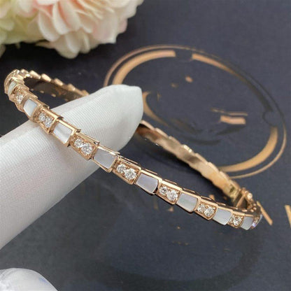 [ECHO ]SERPENTI BRACELET PINK GOLD MOP DIAMOND