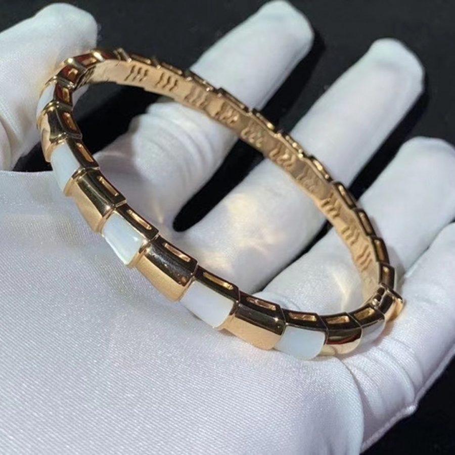 [ECHO ]SERPENTI BRACELET PINK GOLD MOP
