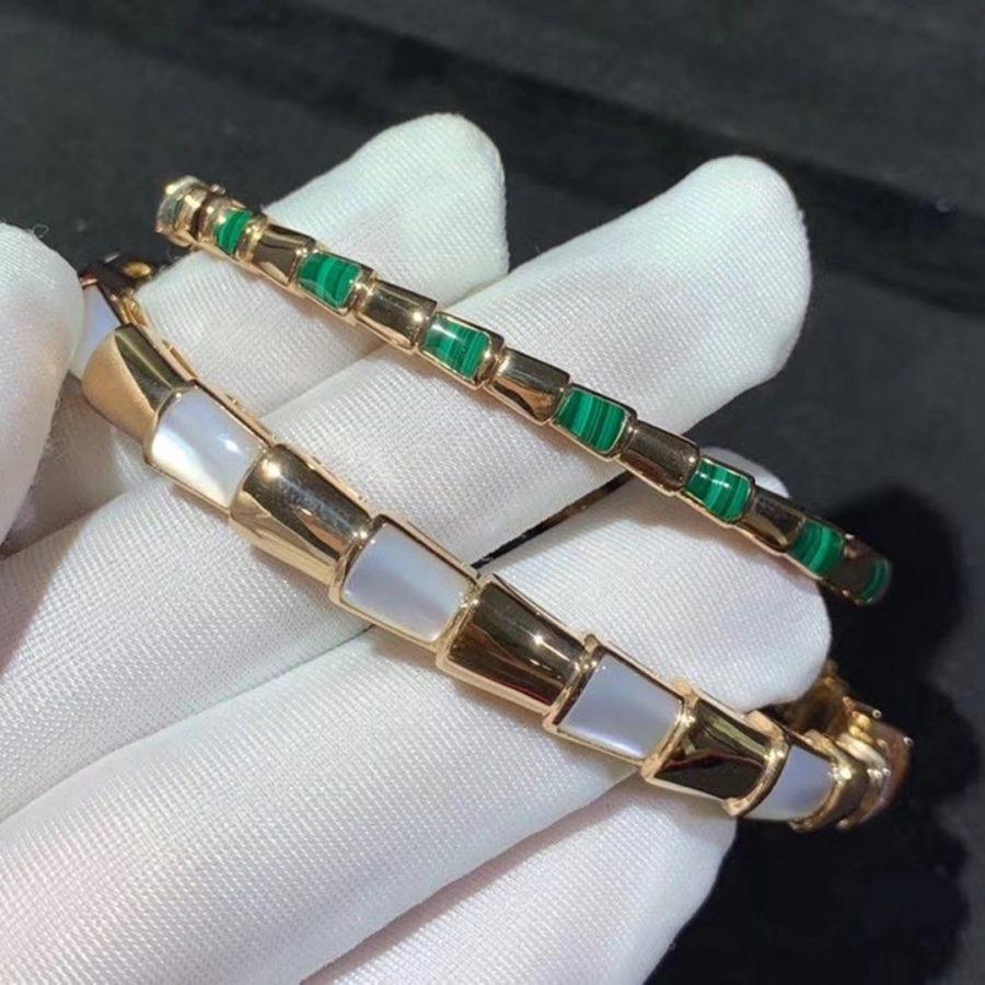 [ECHO ]SERPENTI BRACELET PINK GOLD MOP