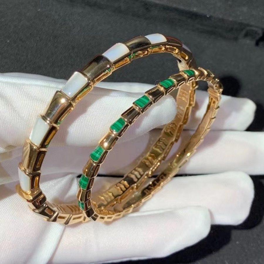 [ECHO ]SERPENTI BRACELET PINK GOLD MOP