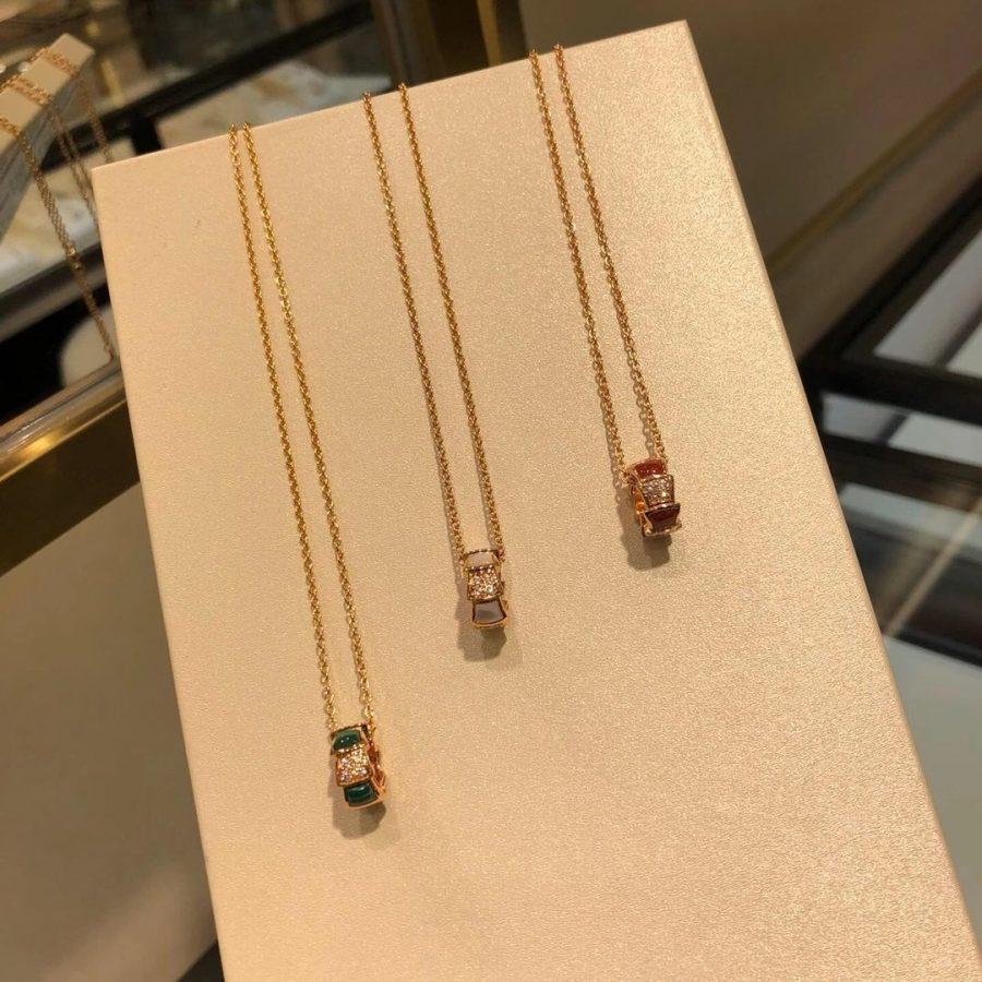 [ECHO ]SERPENTI PEDANT DIAMOND NECKLACE
