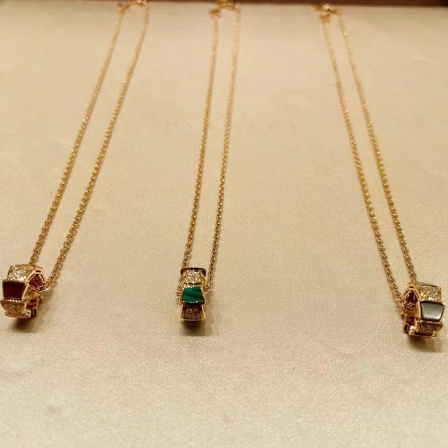 [ECHO ]SERPENTI PEDANT DIAMOND NECKLACE