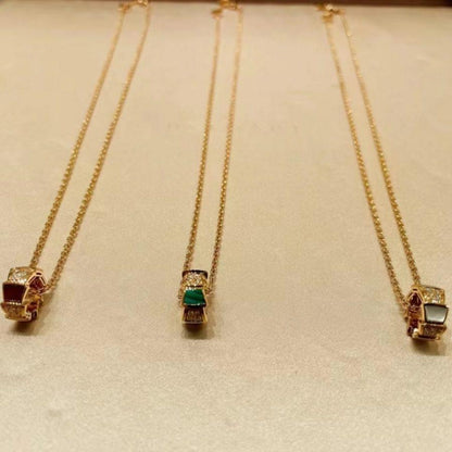 [ECHO ]SERPENTI PEDANT DIAMOND NECKLACE