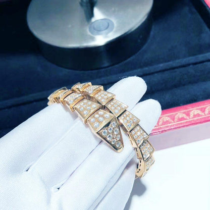 [ECHO ]SERPENTI BRACELET 8MM PINK GOLD DIAMOND