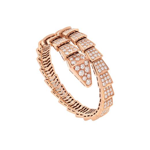 [ECHO ]SERPENTI BRACELET 8MM PINK GOLD DIAMOND