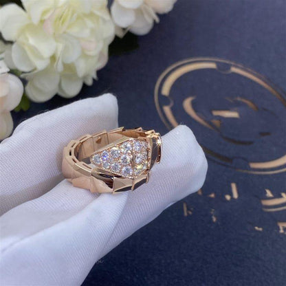 [ECHO ]SERPENTI RING PINK GOLD DIAMOND