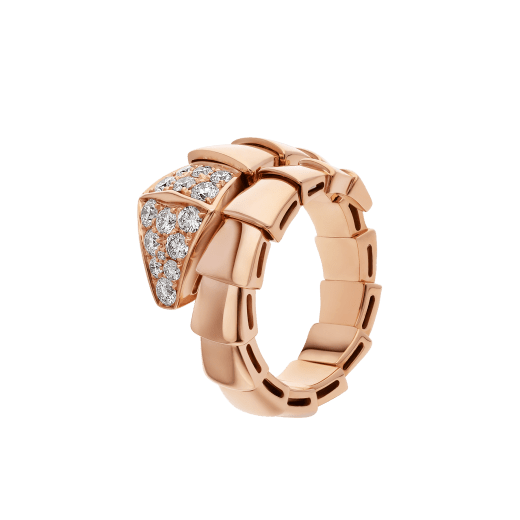 [ECHO ]SERPENTI RING PINK GOLD DIAMOND