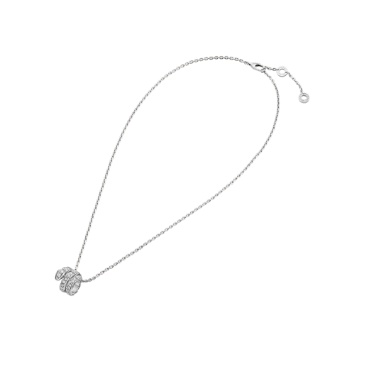 [ECHO ]SERPENTI  NECKLACE DOUBLE RING DIAMOND