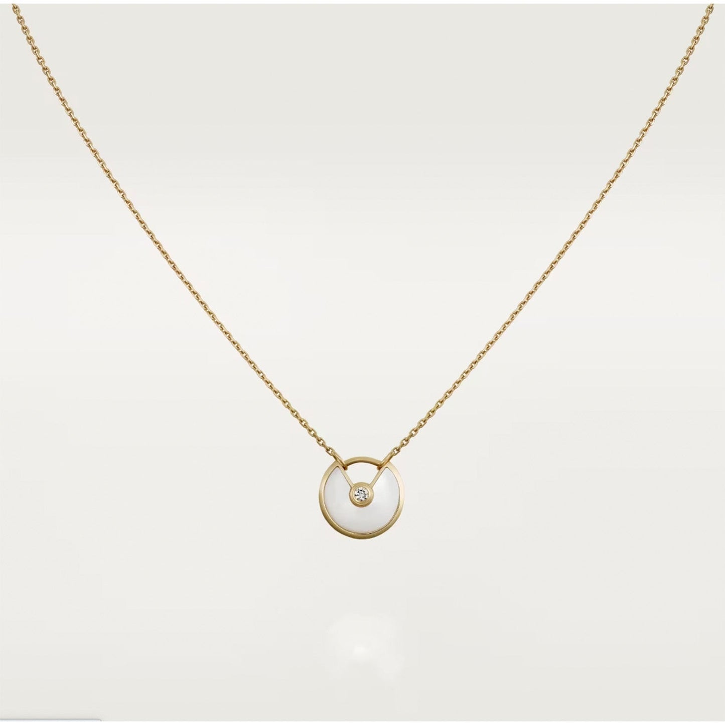 [ECHO ]AMULETTE ROSE GOLD MOP NECKLACE
