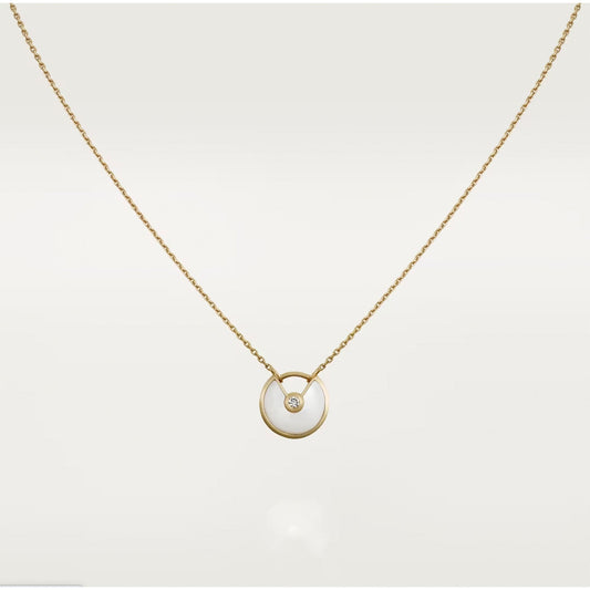 [ECHO ]AMULETTE ROSE GOLD MOP NECKLACE