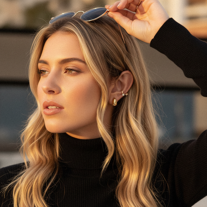[Echo Fine]Velvette Gold Earrings
