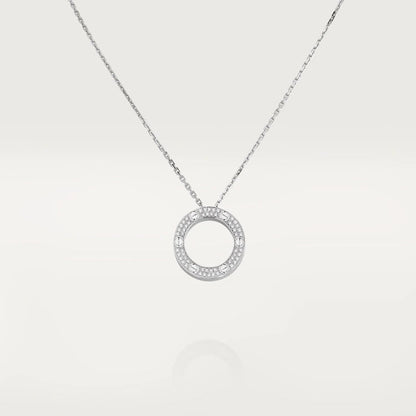 [ECHO ]LOVE NECKLACE ADJUSTABLE SILVER