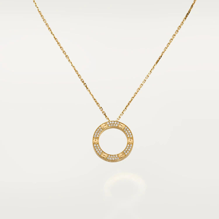 [ECHO ]LOVE NECKLACE ADJUSTABLE ROSE GOLD