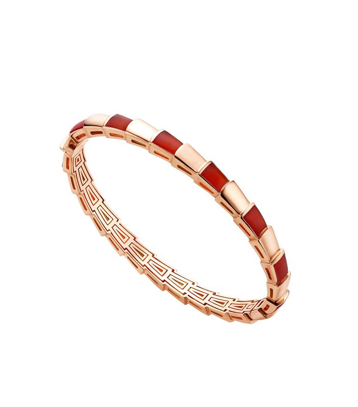 [ECHO ]SERPENTI BRACELET PINK GOLD RUBELLITE