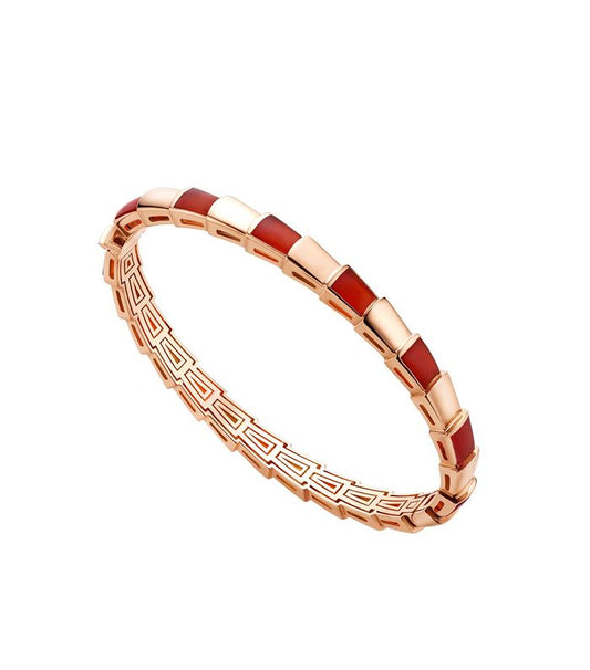[ECHO ]SERPENTI BRACELET PINK GOLD RUBELLITE