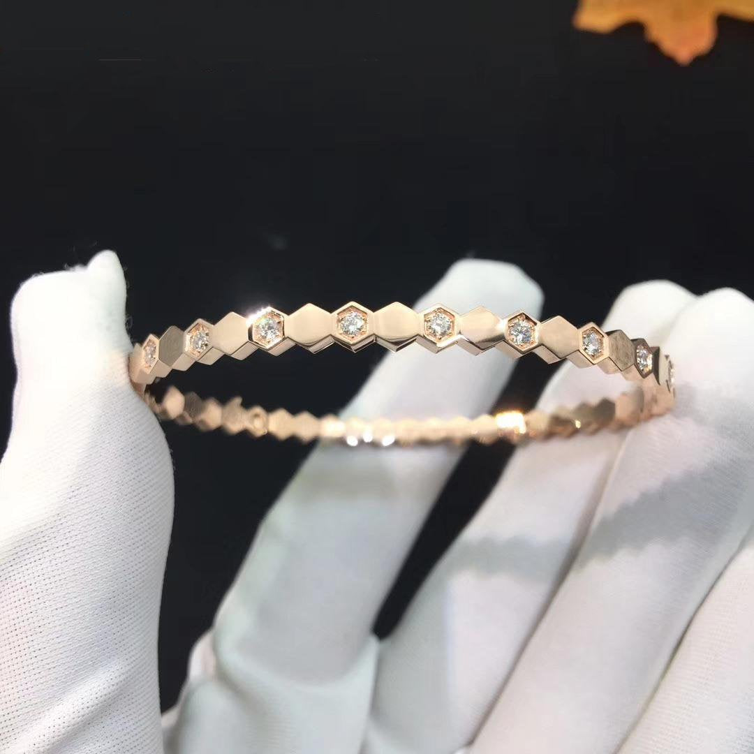 [ECHO ]BEE LOVE PINK GOLD DIAMOND BRACELET