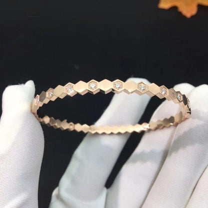 [ECHO ]BEE LOVE PINK GOLD DIAMOND BRACELET