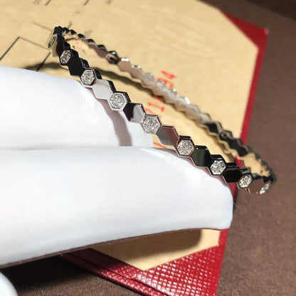 [ECHO ]BEE LOVE SILVER DIAMOND BRACELET