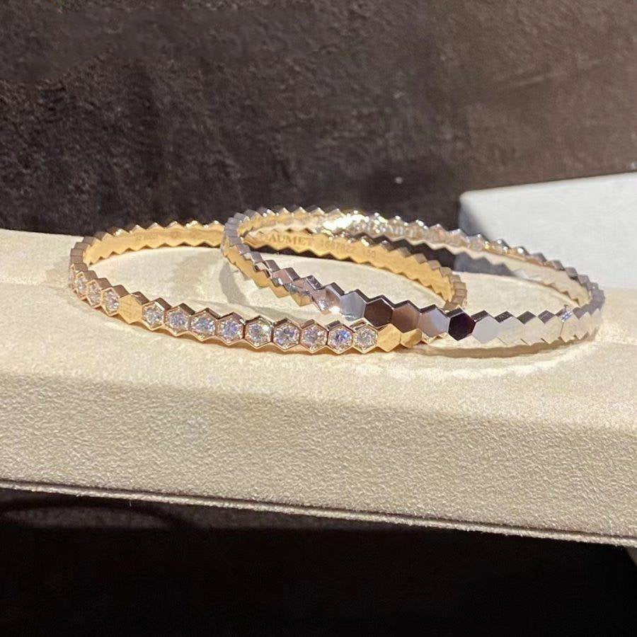 [ECHO ]BEE LOVE GOLD BRACELET FULL DIAMOND