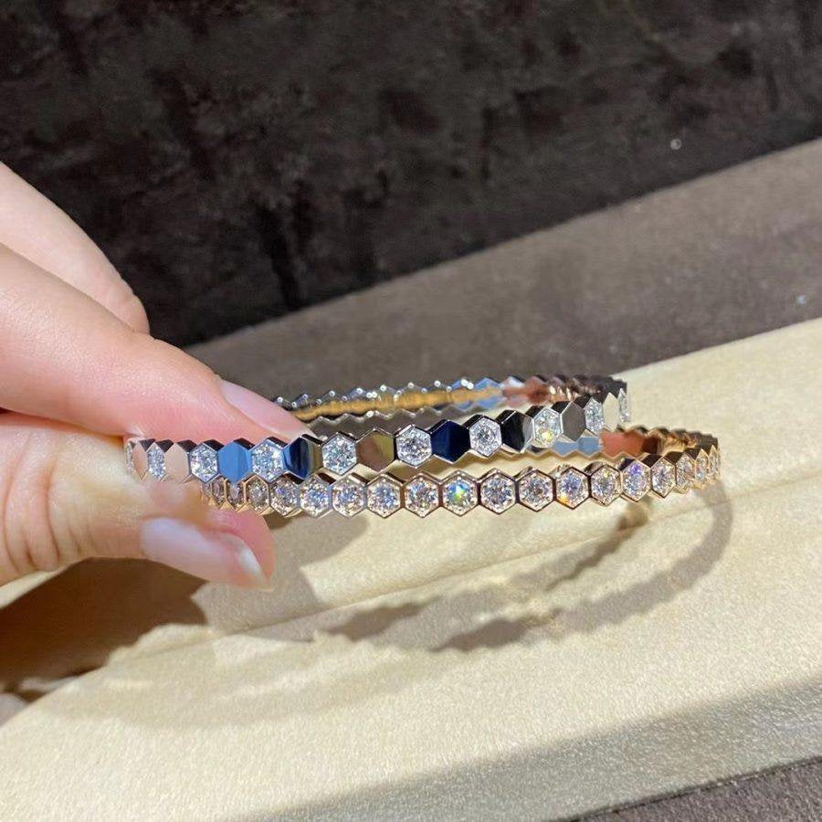 [ECHO ]BEE LOVE GOLD BRACELET FULL DIAMOND
