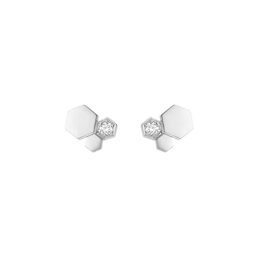 [ECHO ]BEE LOVE SILVER DIAMOND EARRINGS