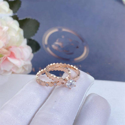 [ECHO ]BEE LOVE RING PINK GOLD DIAMOND