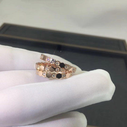 [ECHO ]BEE LOVE RING PINK GOLD DIAMOND