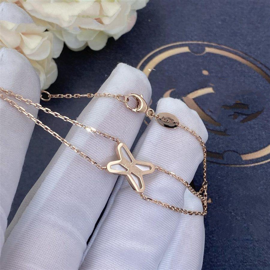 [ECHO ]JEUX BRACELET WHITE MOP PINK GOLD 1 DIAMOND