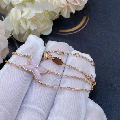 [ECHO ]JEUX BRACELET PINK MOP PINK GOLD 1 DIAMOND
