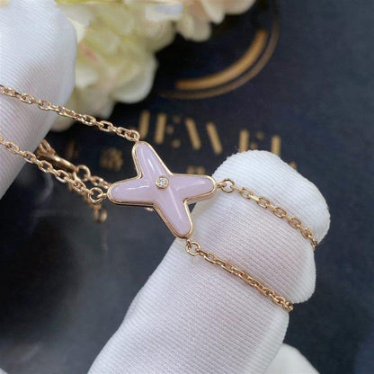[ECHO ]JEUX BRACELET PINK MOP PINK GOLD 1 DIAMOND