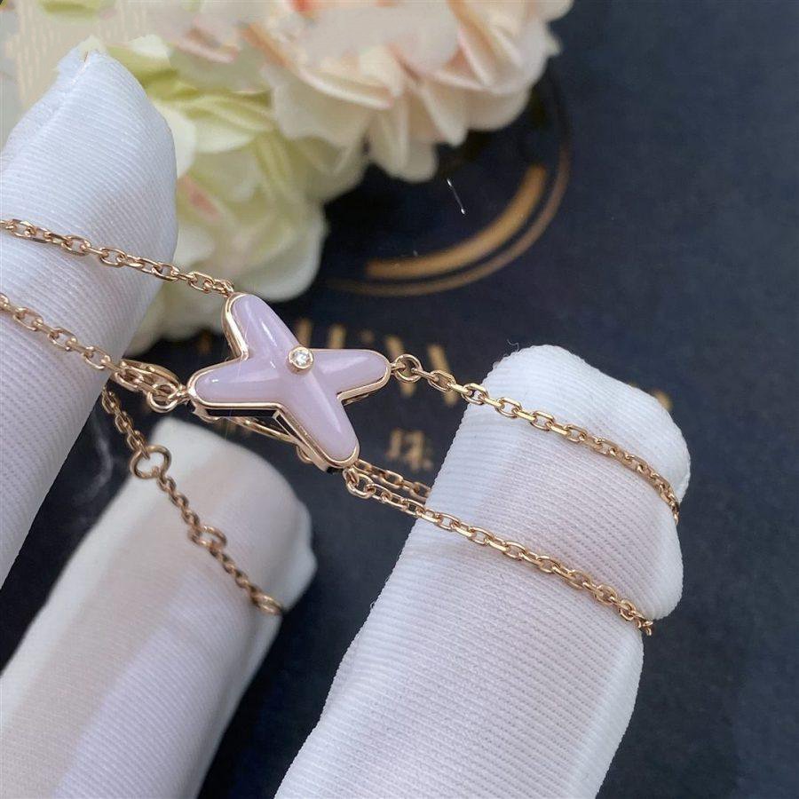 [ECHO ]JEUX BRACELET PINK MOP PINK GOLD 1 DIAMOND