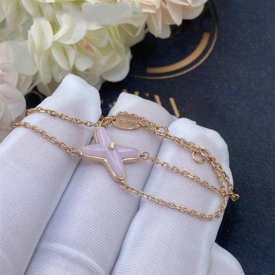 [ECHO ]JEUX BRACELET PINK MOP PINK GOLD 1 DIAMOND