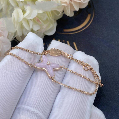 [ECHO ]JEUX BRACELET PINK MOP PINK GOLD 1 DIAMOND