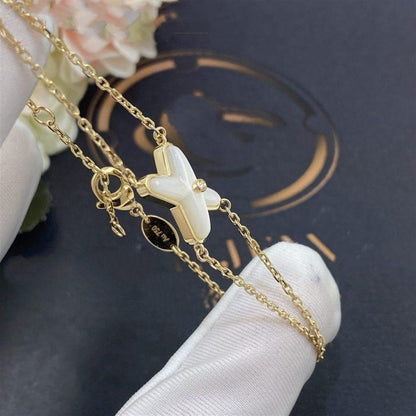 [ECHO ]JEUX BRACELET WHITE MOP GOLD 1 DIAMOND