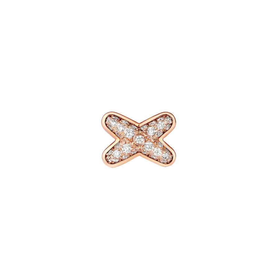 [ECHO ]JEUX DE PINK GOLD DIAMOND EARRINGS
