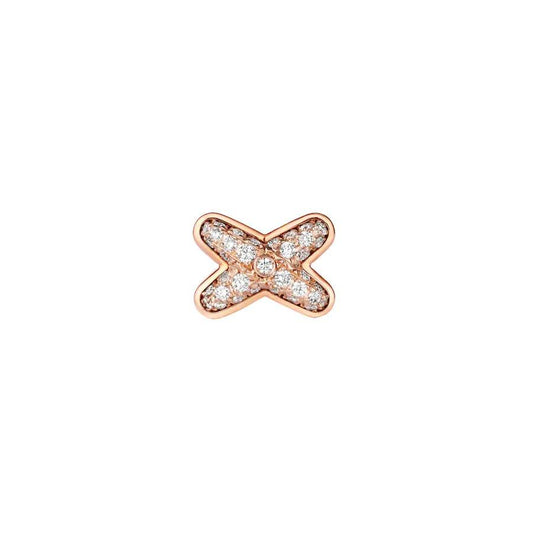 [ECHO ]JEUX DE PINK GOLD DIAMOND EARRINGS
