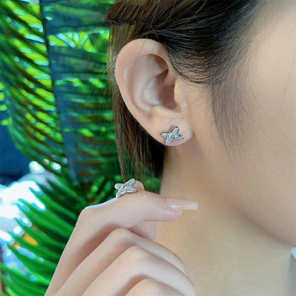 [ECHO ]JEUX DE SILVER DIAMOND EARRINGS
