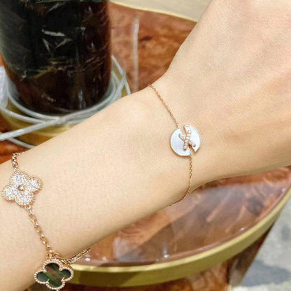 [ECHO ]JEUX DE BRACELET MOP PINK GOLD DIAMONDS