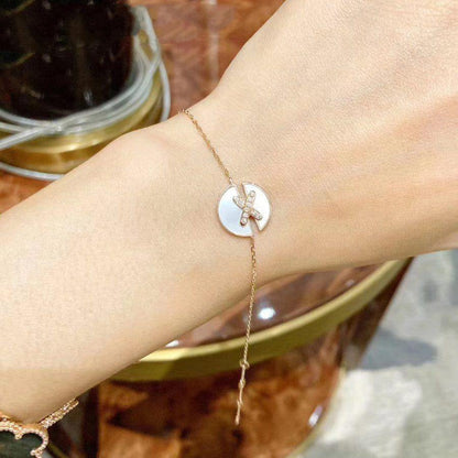 [ECHO ]JEUX DE BRACELET MOP PINK GOLD DIAMONDS