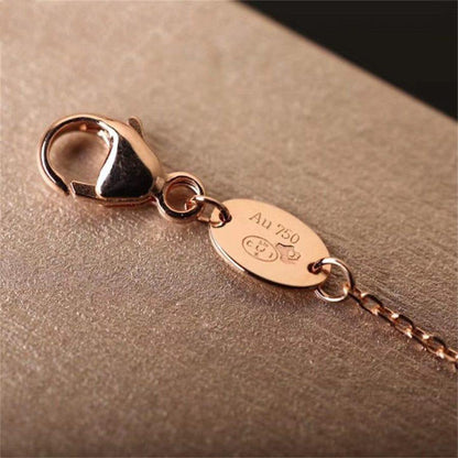[ECHO ]Hollow Design Four-Leaf Clover Flower Shape Ring