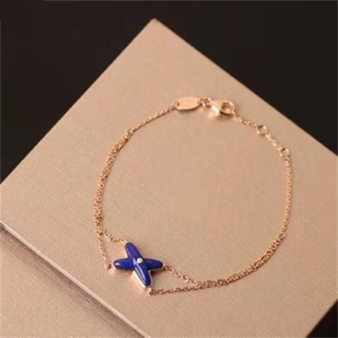 [ECHO ]Hollow Design Four-Leaf Clover Flower Shape Ring