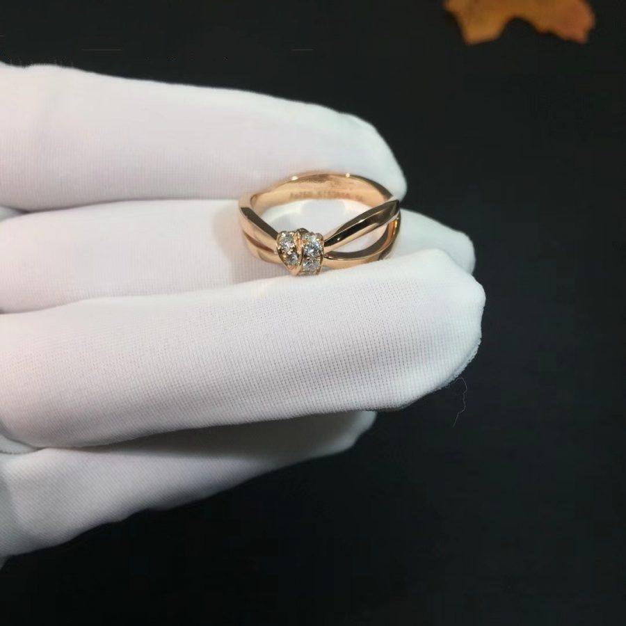 [ECHO ]LIENS RING PINK GOLD DIAMOND