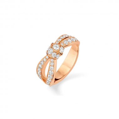 [ECHO ]LIENS PINK GOLD DIAMOND RING